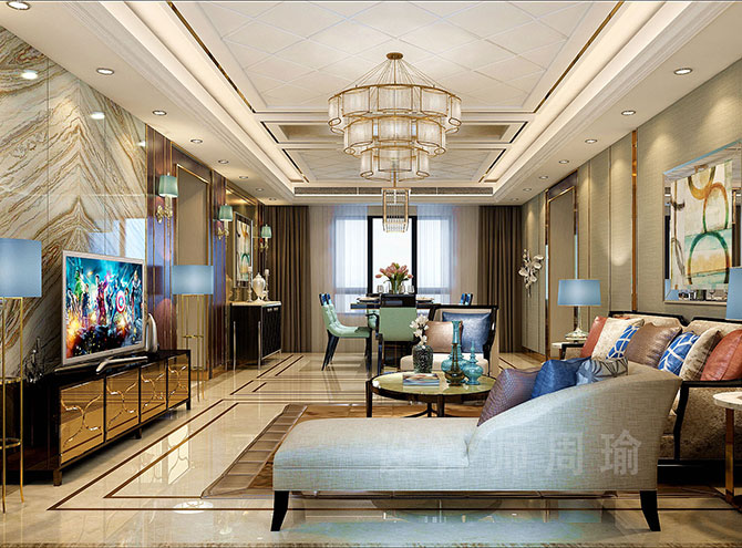 欧美大屌操世纪江尚三室两厅168平装修设计效果欣赏